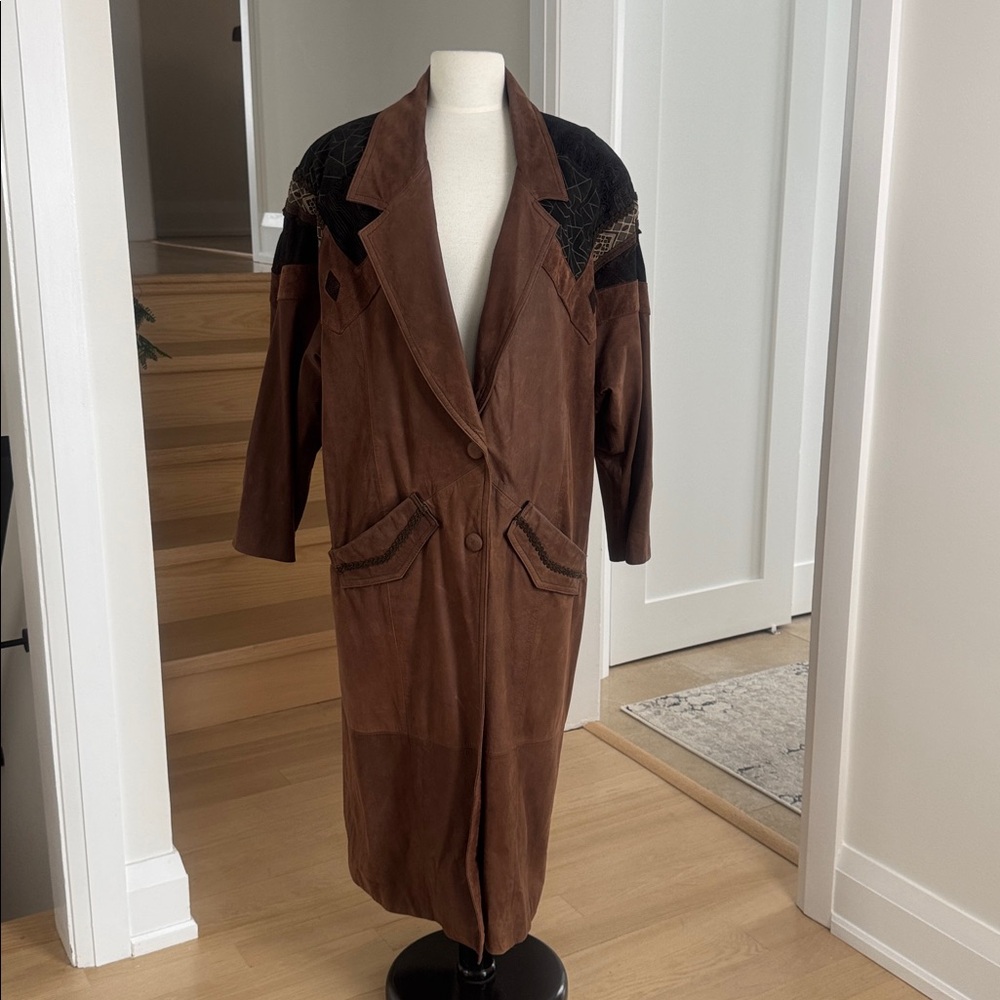 Vintage 90’s Adventure Bound by Wilsons Brown Leather Women's Coat XL